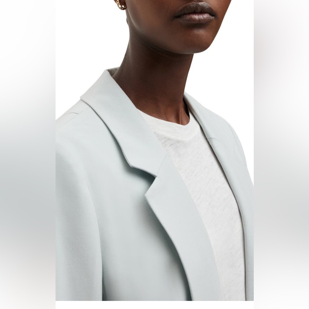 AllSaints Aleida Blazer ice blue color - Picture 3 of 9